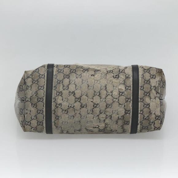 GUCCI GG Crystal Tote Bag Coated Canvas Navy Gold - Picture 9 of 12